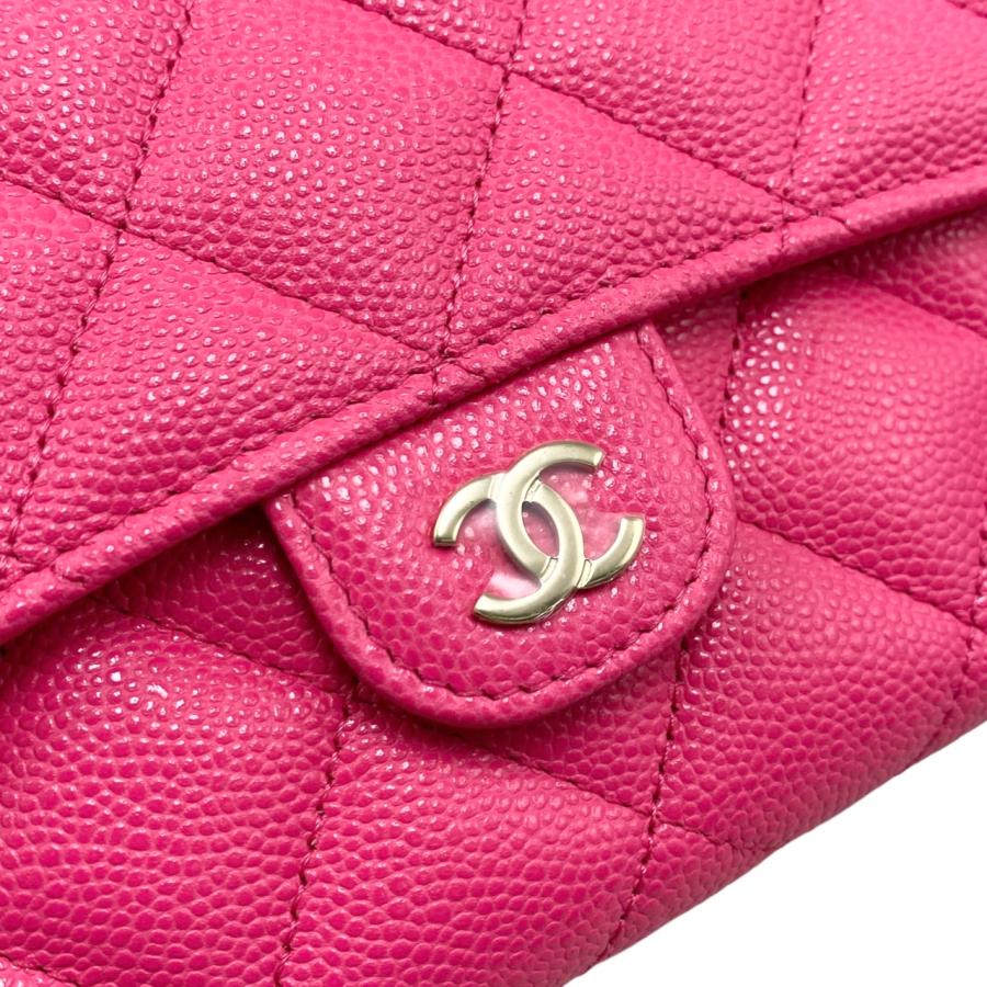 CHANEL シャネル キャビアスキン マトラッセ ロングフラップウォレット imgrc0079039056.jpg