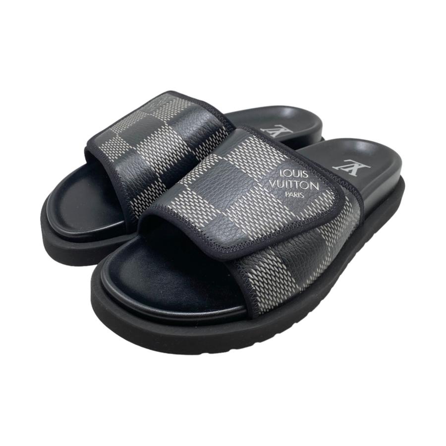 LOUIS VUITTON ダミエ　ミュール　サンダル　サイズ23.5cm位 LOUIS VUITTON ダミエミュールサンダルサイズ23.5cm位