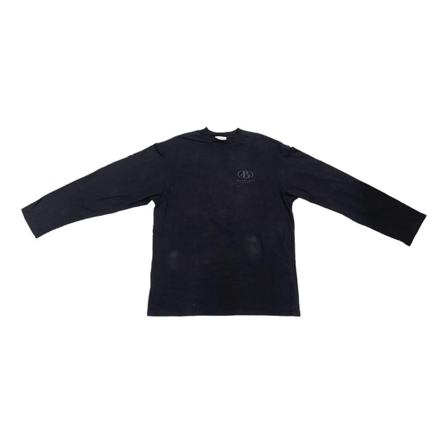 BALENCIAGA バレンシアガ ロングTシャツ オーバーサイズ 刺繍 BALENCIAGA バレンシアガ ロングTシャツ オーバーサイズ 刺繍