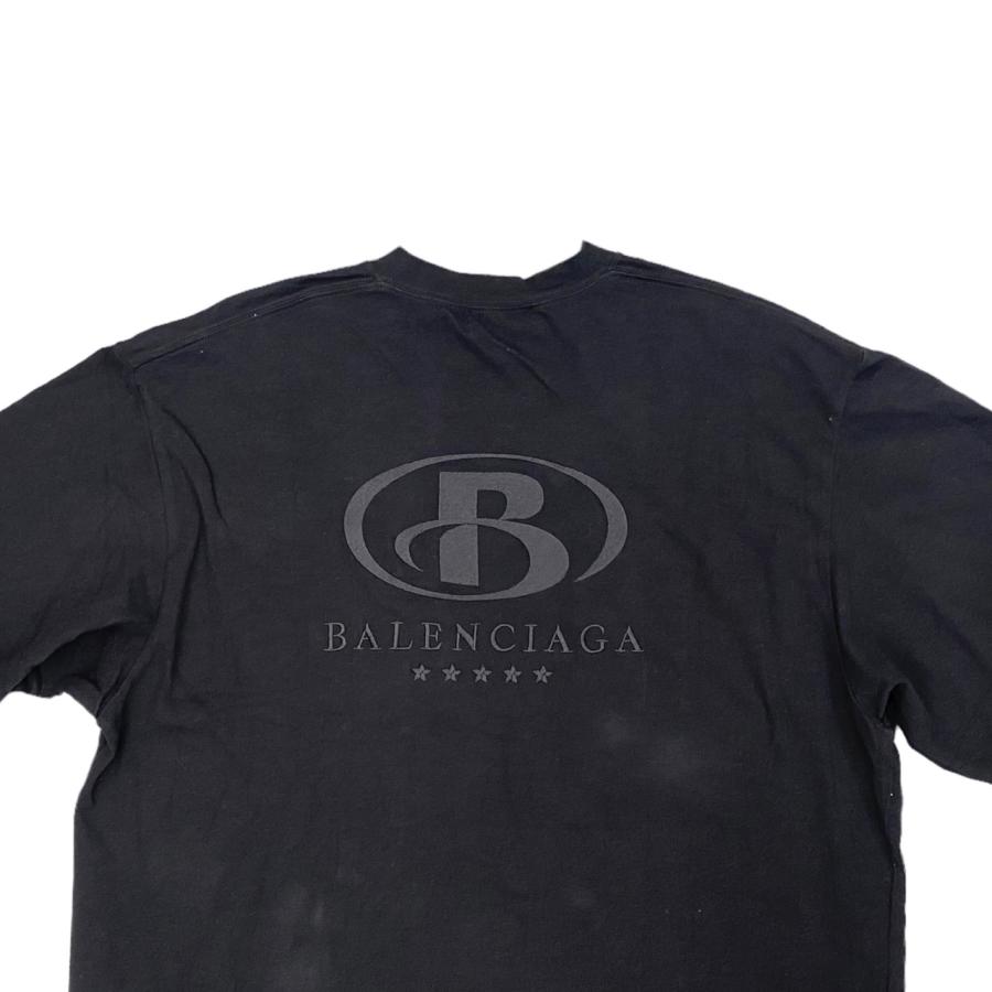 BALENCIAGA バレンシアガ ロングTシャツ オーバーサイズ 刺繍 BALENCIAGA バレンシアガ ロングTシャツ オーバーサイズ 刺繍