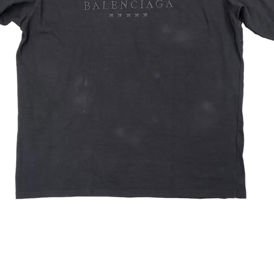 BALENCIAGA バレンシアガ ロングTシャツ オーバーサイズ 刺繍 BALENCIAGA バレンシアガ ロングTシャツ オーバーサイズ 刺繍