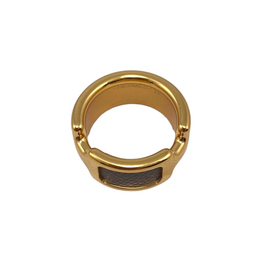 HERMES エルメス リング オランプPM 500058FC18S S エトゥープ Hロゴ