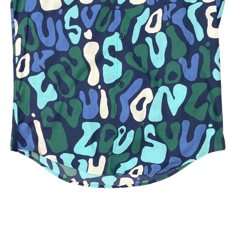 LOUIS VUITTON ルイヴィトン 長袖シャツ グラフィック ロゴ総柄