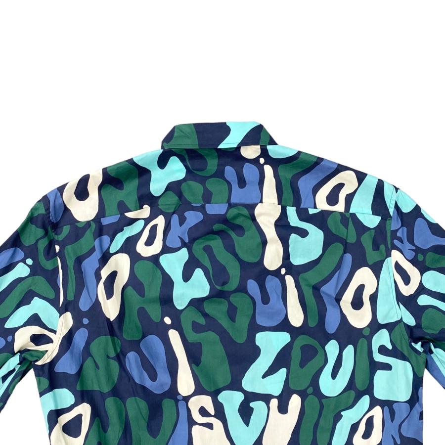 LOUIS VUITTON ルイヴィトン 長袖シャツ グラフィック ロゴ総柄 RM231Q