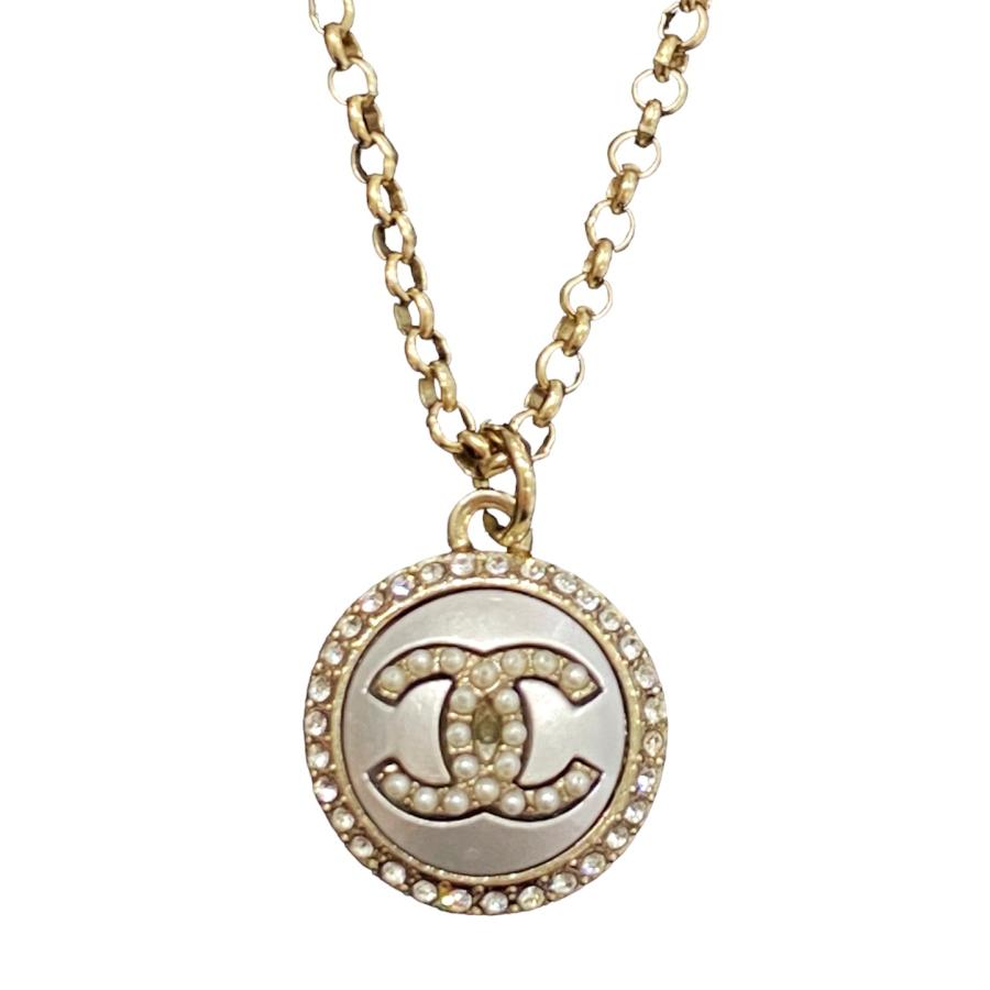2020年秋冬 CHANEL シャネル ネックレス ラウンド ラインストーン