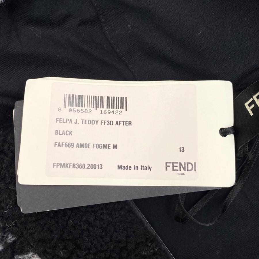 FENDI フェンディ ジャンバー ハーフジップ ボア フーデッド