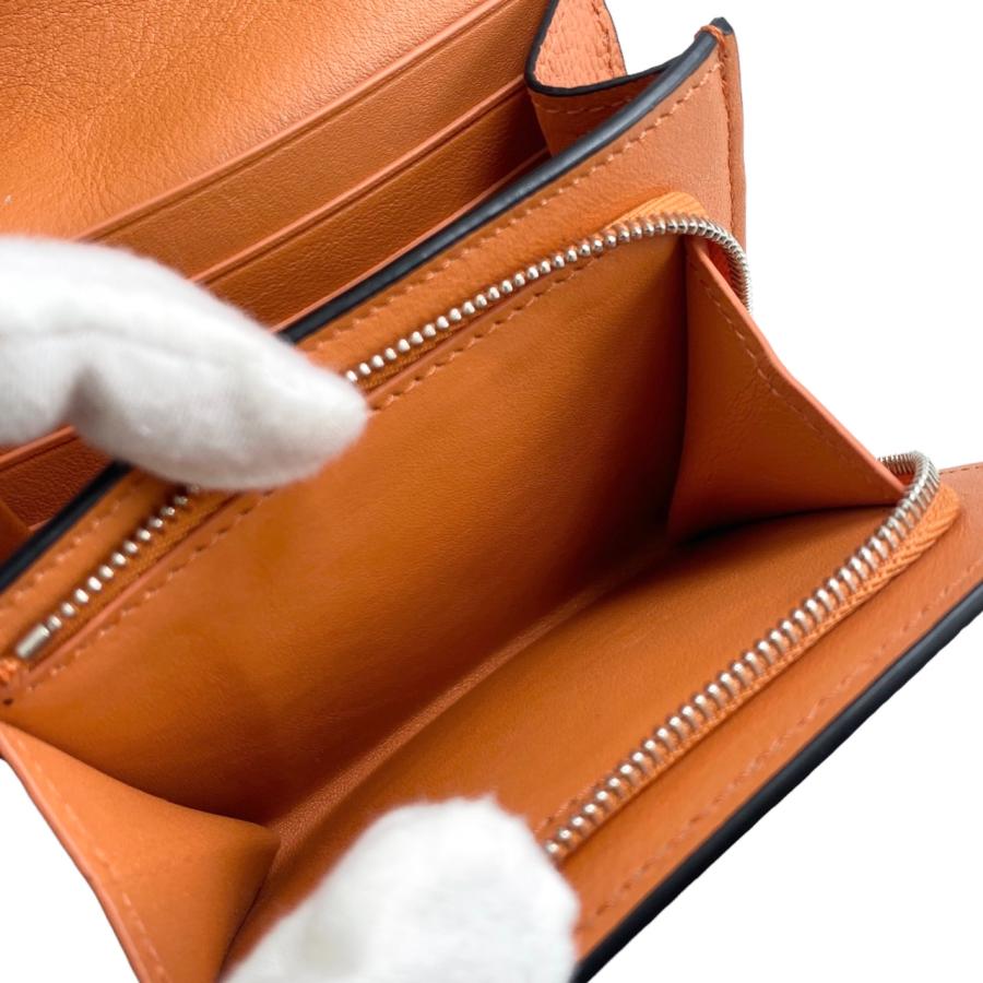 LOEWE ロエベ 2つ折り財布 アナグラム コンパクト フラップ LOEWE ロエベ 2つ折り財布 アナグラム コンパクト フラップ