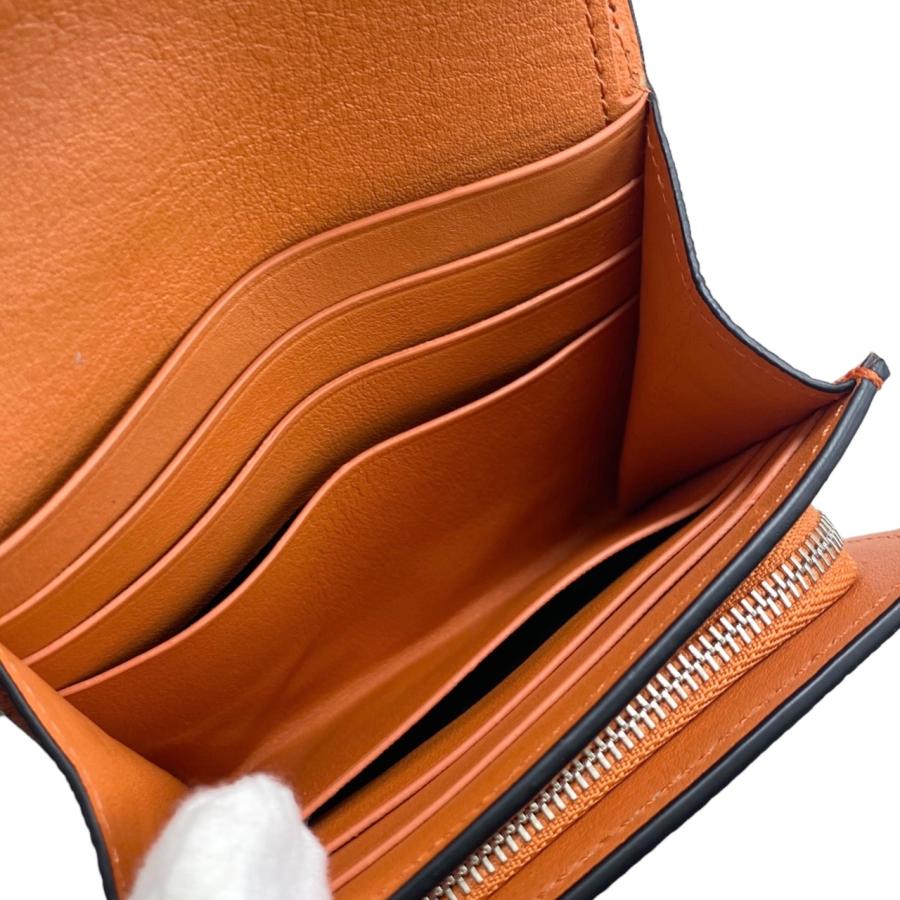 LOEWE ロエベ 2つ折り財布 アナグラム コンパクト フラップ LOEWE ロエベ 2つ折り財布 アナグラム コンパクト フラップ
