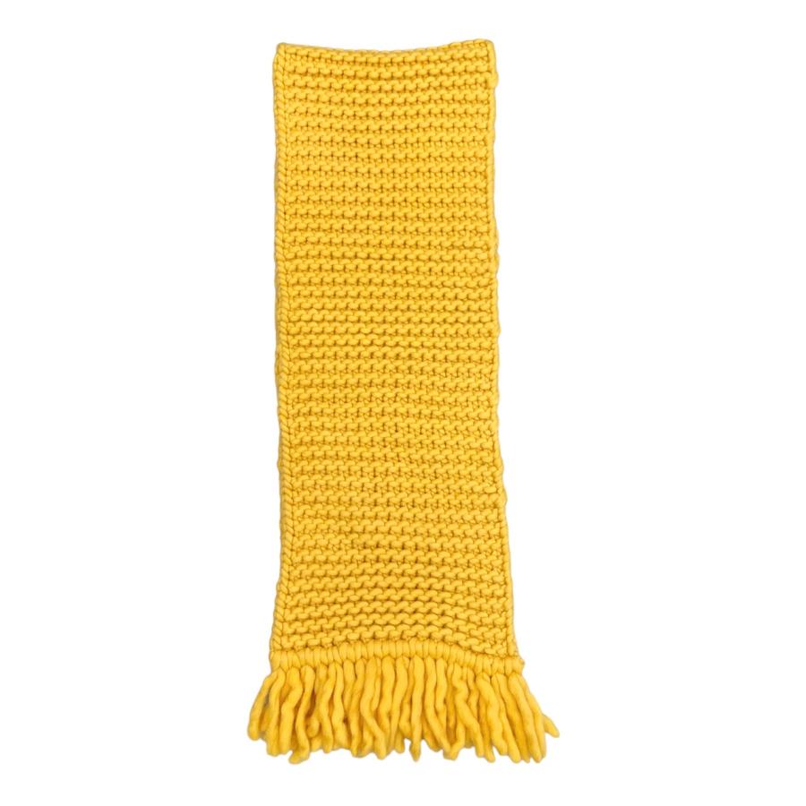 FENDI ロゴマフラー イエロー