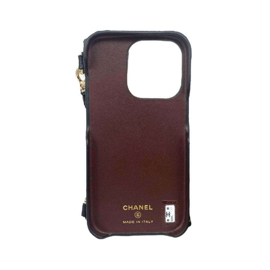 CHANEL シャネル iPhone15Pro チェーンケース AP3865 マトラッセ