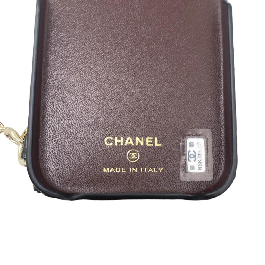 CHANEL シャネル iPhone15Pro チェーンケース AP3865 マトラッセ