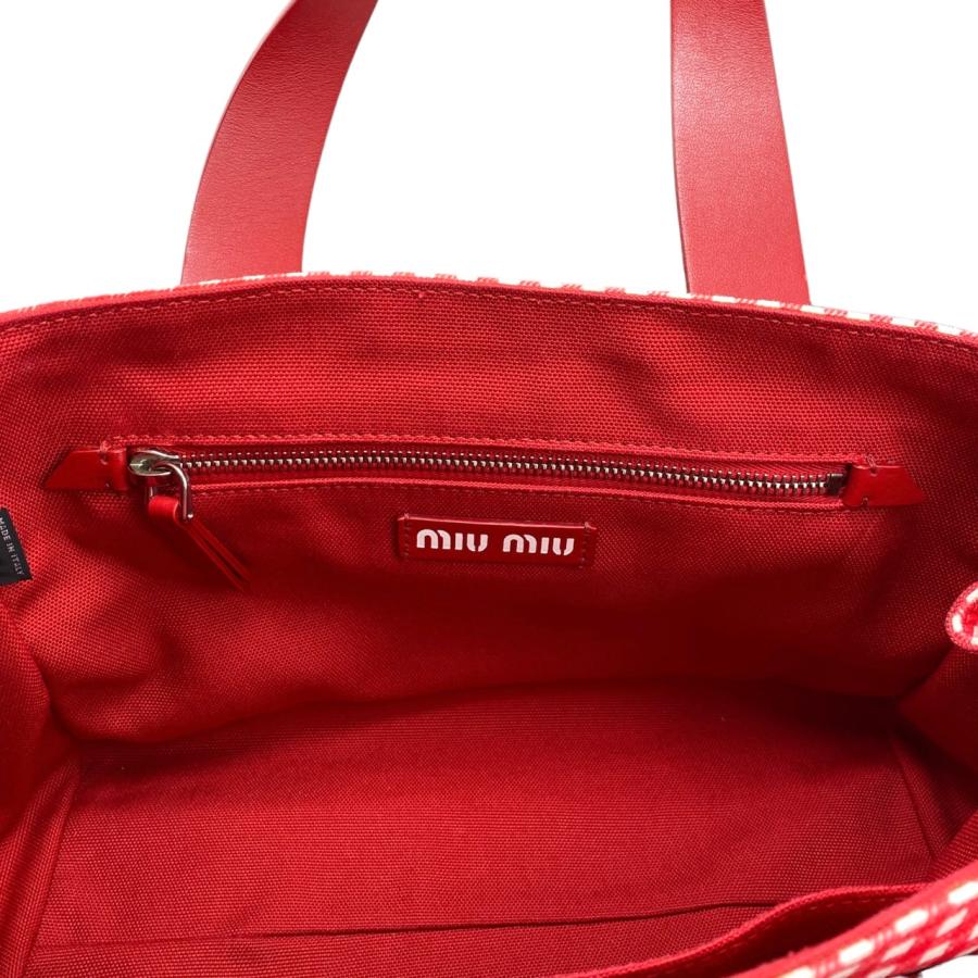 miu ミュウミュウ ハンドバッグ ショルダーバッグ カナパ 5BA085 
