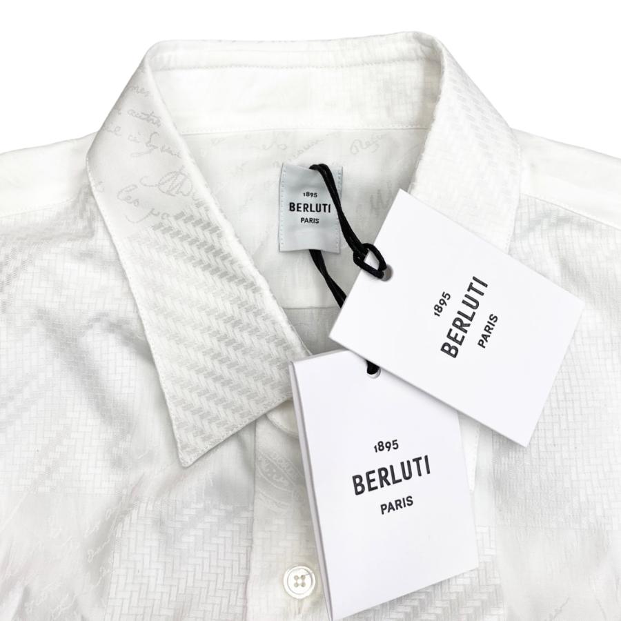 Berluti ベルルッティ 長袖シャツ チェックプリント スクリット 