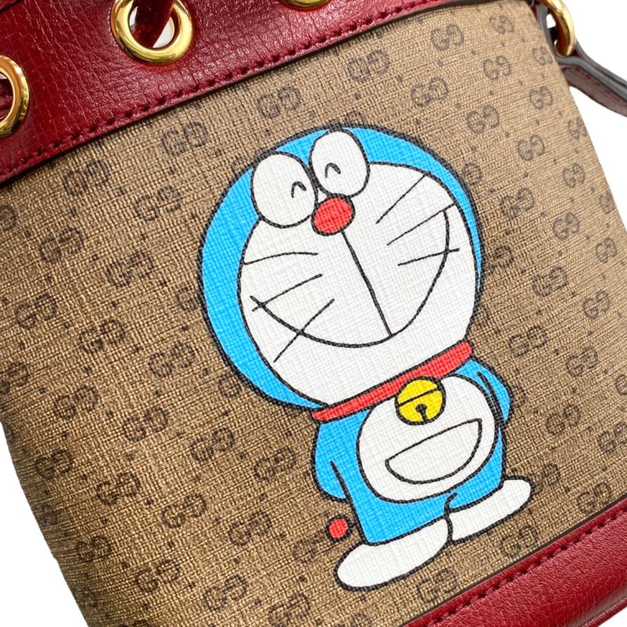 GUCCI グッチ×ドラえもん ショルダーバッグ ミニ バケット