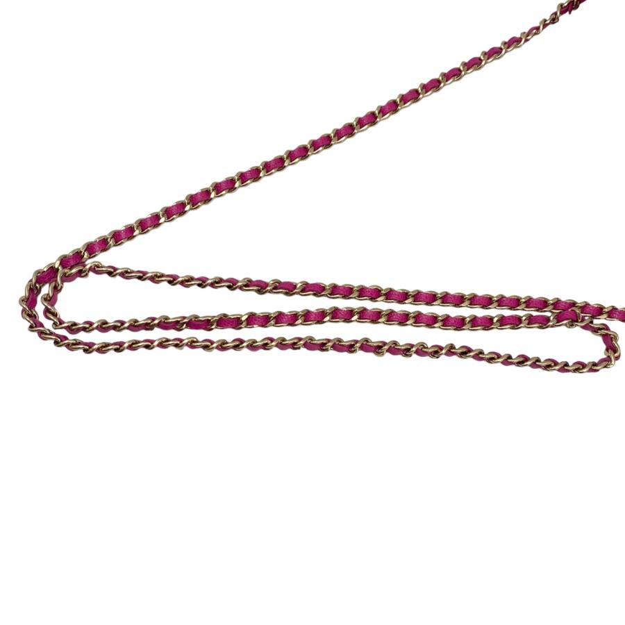 CHANEL チェーンクラッチ キャビアスキン CCロゴ マトラッセ 25p CHANEL シャネル クラシックチェーンクラッチ ショルダーバッグ