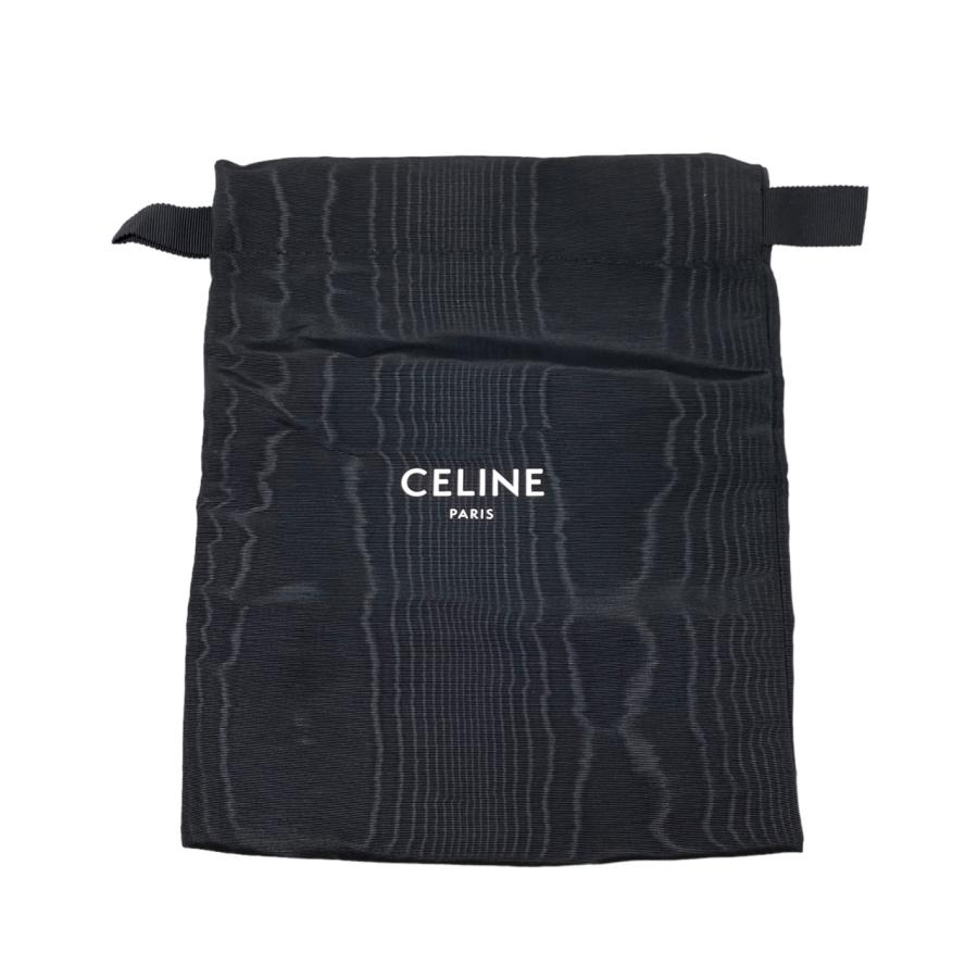 美品 セリーヌ ロゴ トライアングル ショルダーバッグ レザー レディース CELINE 【228-25301】 CELINE（セリーヌ） ロゴ トライアングル ショルダーバッグ レザー