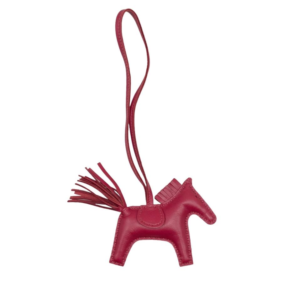 HERMES（エルメス） バッグチャーム ロデオ PM D刻印 ローズメキシコ