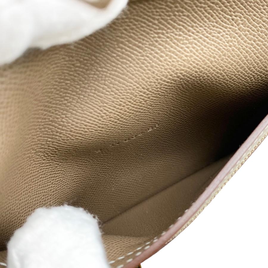 こころ様☆エルメス ベアン 二つ折り財布 ブラック ベージュ ゴールド金具 こころ様☆エルメス ベアン 二つ折り財布 ブラック ベージュ ゴールド金具