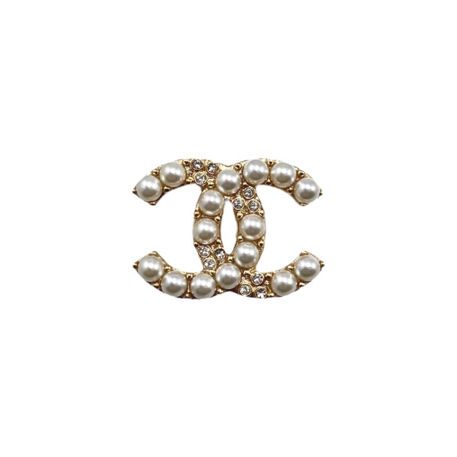 シャネル パール ココマーク ピアス ホワイト 白 CHANEL CHANEL シャネル ピアス ココマーク パール ラインストーン