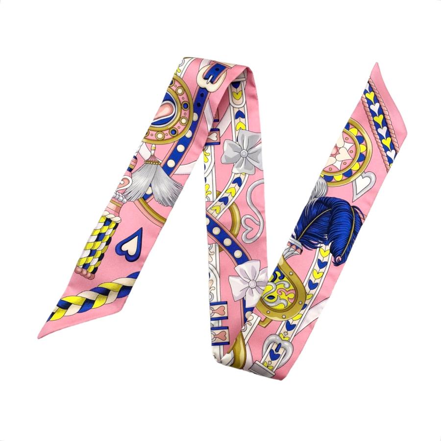 エルメス　ツイリー　Twilly アルネ・ドゥ・クール　美品 Twilly 《アルネ・ドゥ・クール》 - オレンジ | Hermès