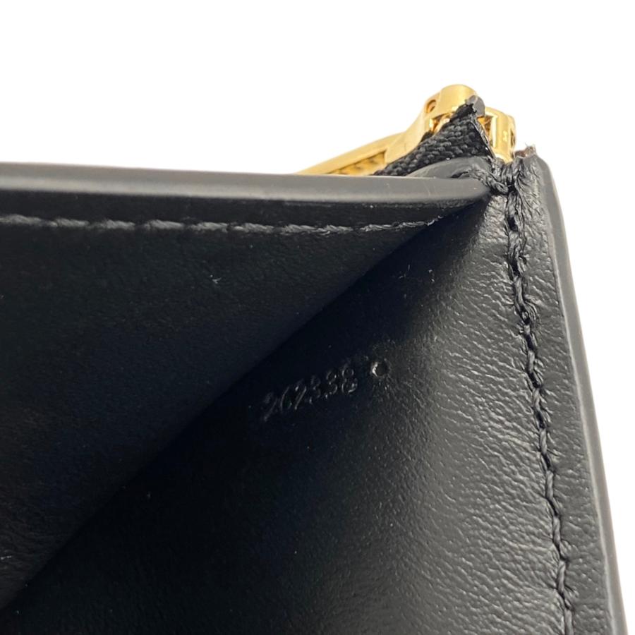 ロエベ アナグラム バーティカルウォレット スモール ブラック 三つ折り財布 LOEWE ロエベ 3つ折り財布 パファー アナグラム バーティカル