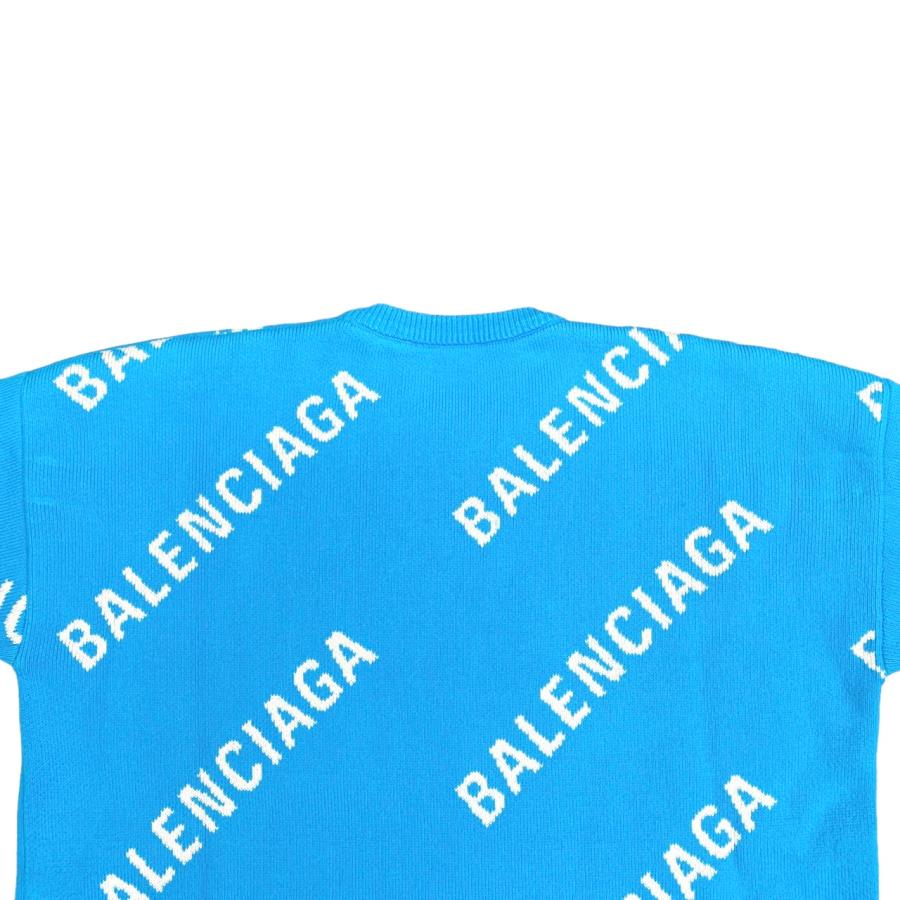 BALENCIAGA バレンシアガ ニットセーター オールオーバーロゴ BALENCIAGA バレンシアガ ニットセーター オールオーバーロゴ