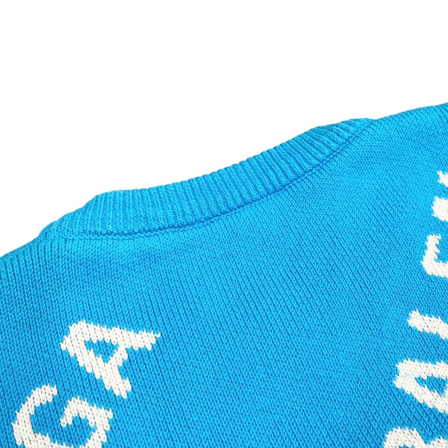 BALENCIAGA バレンシアガ ニットセーター オールオーバーロゴ BALENCIAGA バレンシアガ ニットセーター オールオーバーロゴ