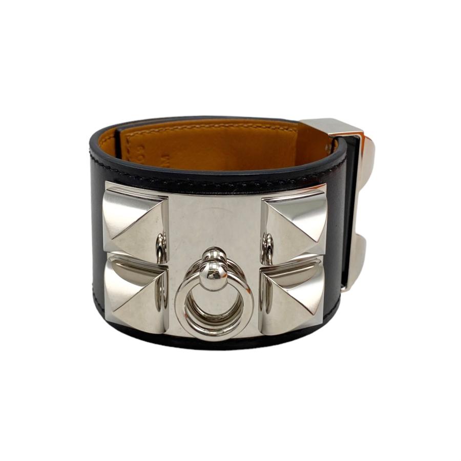 HERMES（エルメス） ブレスレット コリエ・ド・シアン U刻印 ブラック