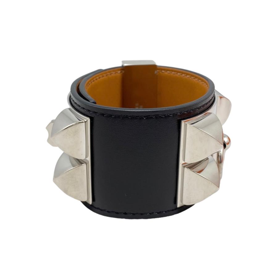 HERMES（エルメス） ブレスレット コリエ・ド・シアン U刻印 ブラック