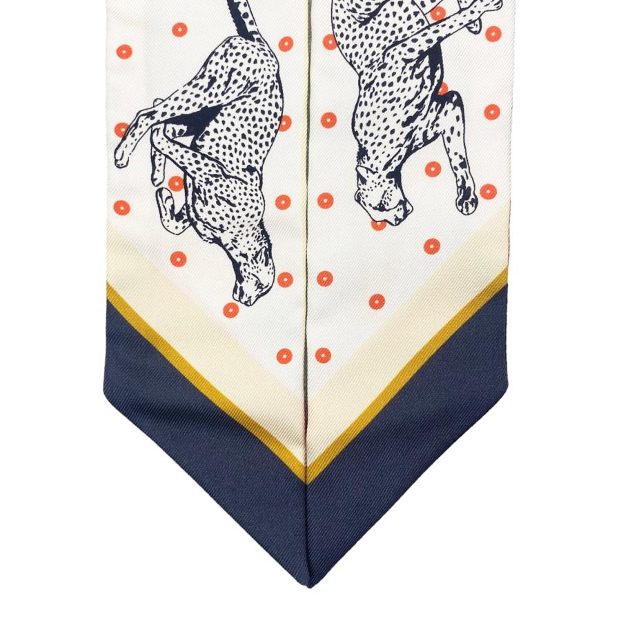 HERMES エルメス シルクスカーフ ツイリー チーター・バンダナ HERMES エルメス シルクスカーフ ツイリー チーター・バンダナ