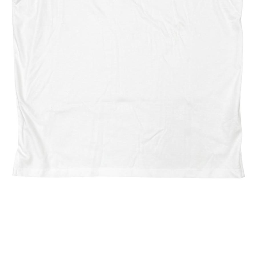 エルメス　ホワイト/レッド ストライプ 半袖Tシャツ　457A HERMES エルメス 半袖Tシャツ ステッチ Sサイズ コットン