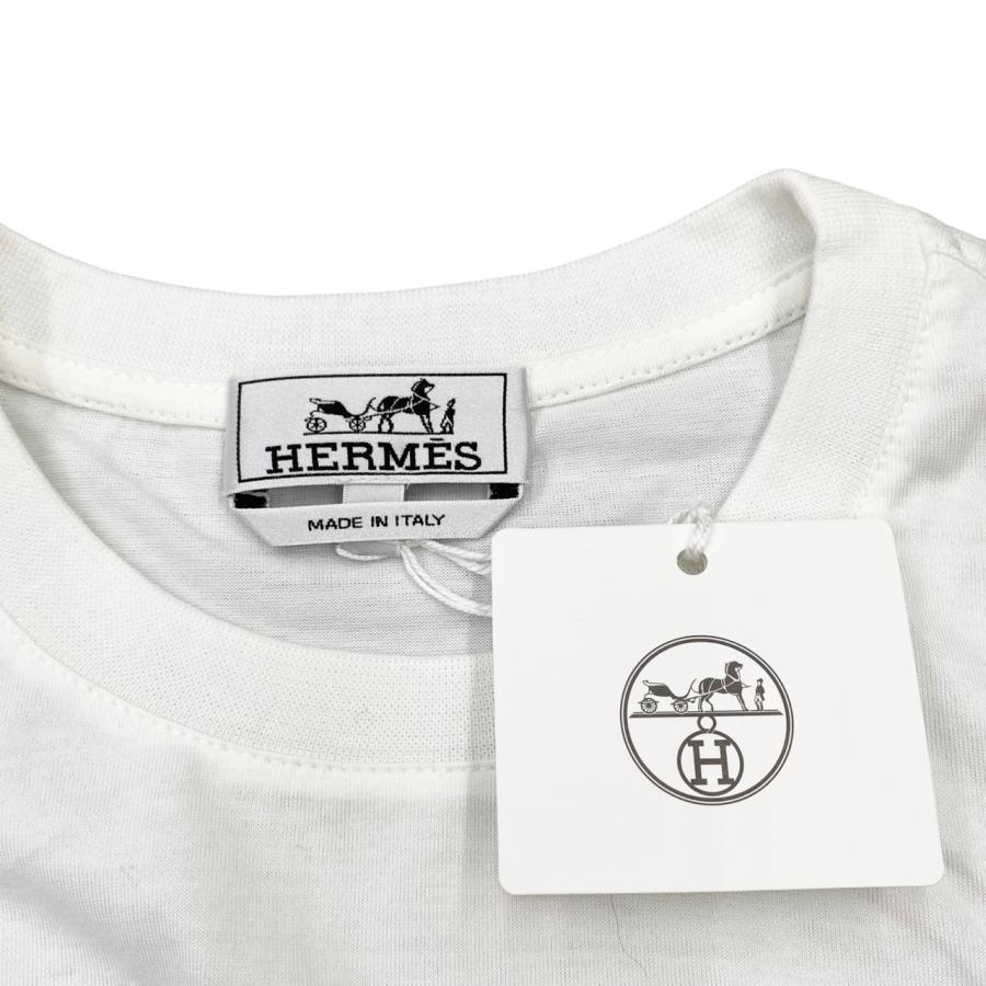 HERMES エルメス 半袖Tシャツ オンド・コロレ H457920HA90LA S