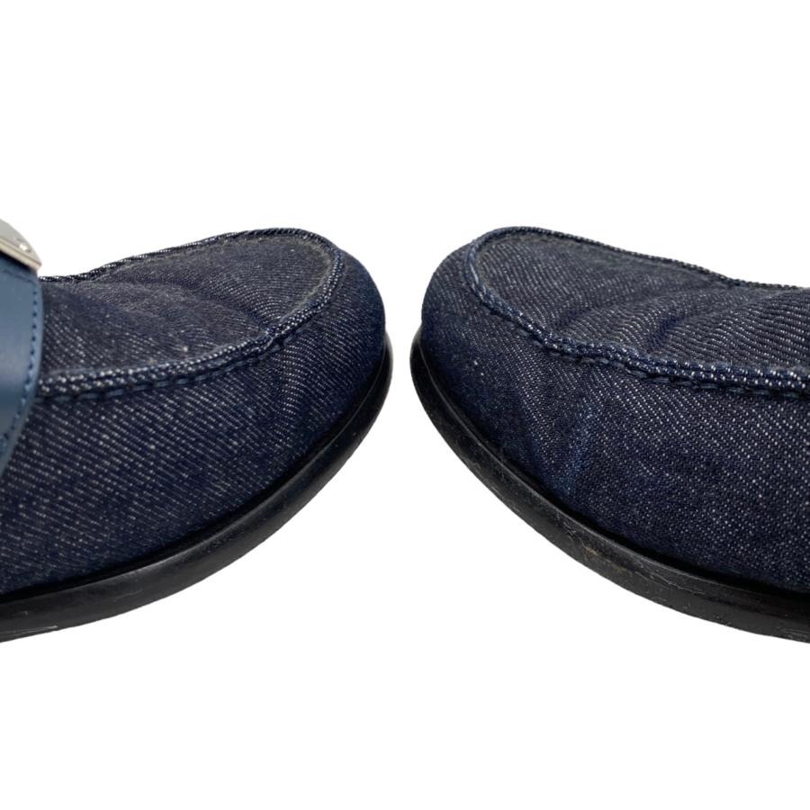 HERMES エルメス ローファー モカシン デスタン 42サイズ デニム