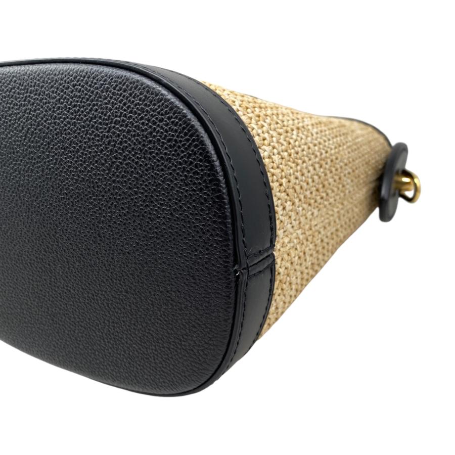 ルイヴィトン LOUIS VUITTON プティ バケット M59961 LVロゴ 斜め掛け カバン 2WAYバッグ ハンドバッグ バケツ ショルダーバッグ ラフィア ノワール ブラック 美品 LOUIS VUITTON - ルイヴィトン LOUIS VUITTON プティ バケット M59961