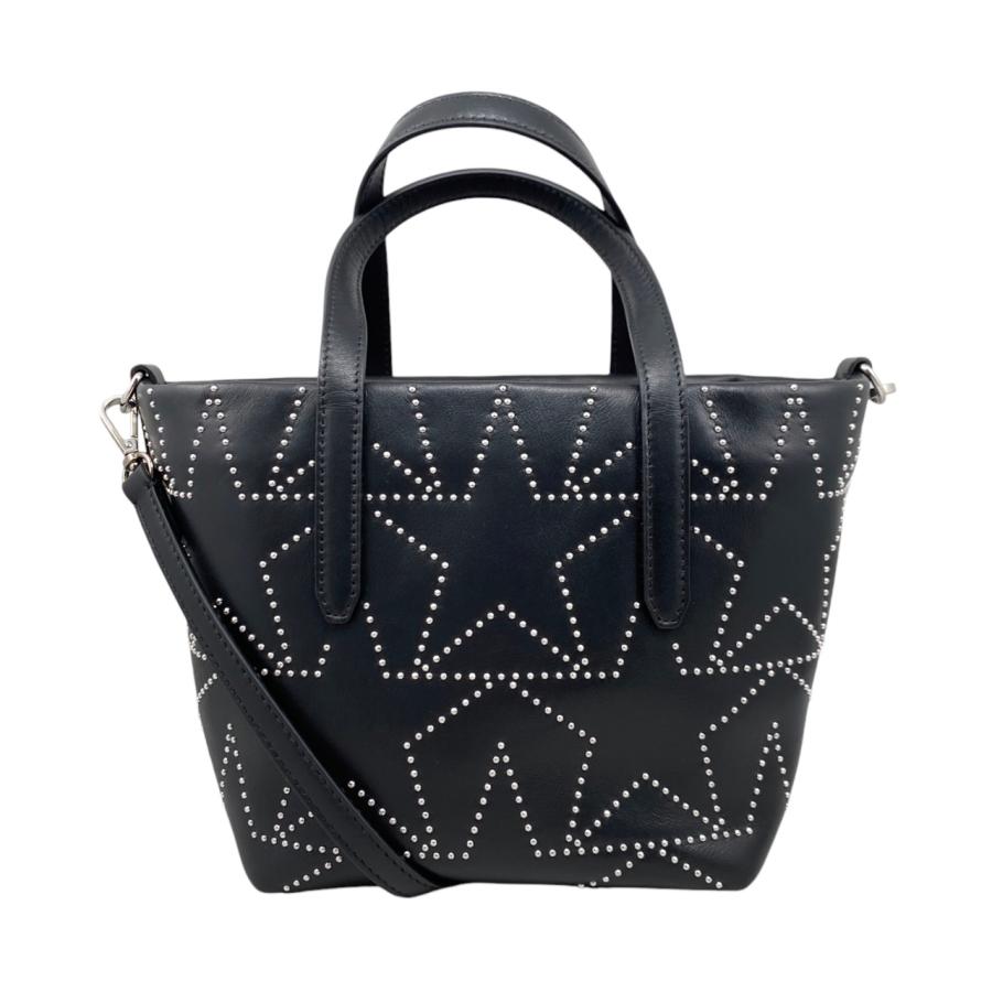 【良品】JIMMY CHOO ハンドバッグ 2way ミニサラ スタッズ 手提げ 良品】JIMMY CHOO ハンドバッグ 2way ミニサラ スタッズ 手提げ