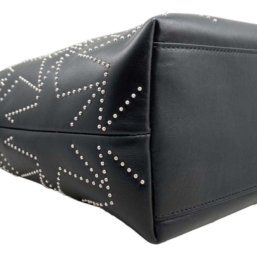 JIMMY CHOO ブラック ハンドバッグ スタッズ付き JIMMY CHOO(ジミーチュウ) / スタースタッズ/オールブラック