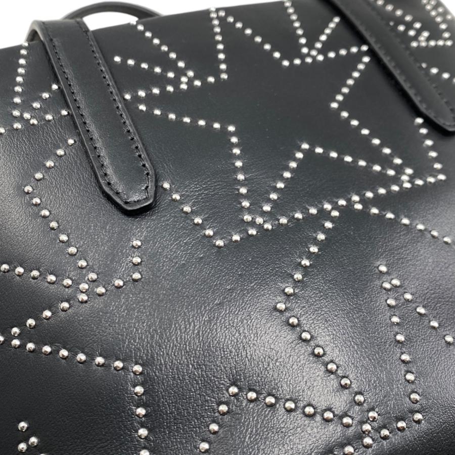 美品 ジミーチュウ 2way レベル ショルダーバッグ ロゴ金具 スタッズ 黒 美品 ジミーチュウ 2way レベル ショルダーバッグ ロゴ金具 スタッズ