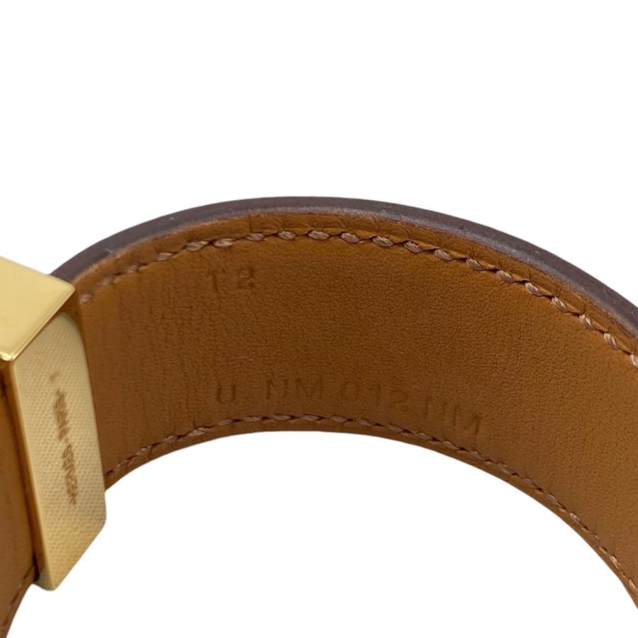 HERMES エルメス ブレスレット コリエ・ド・シアン24 U刻印 エトゥープ