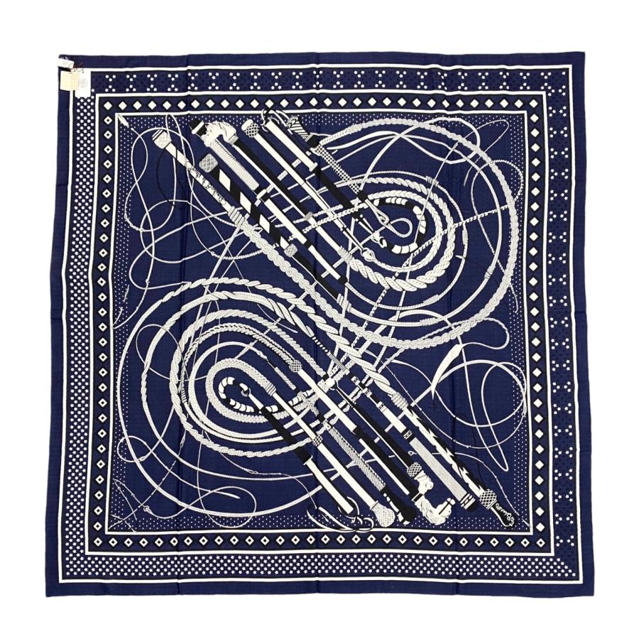 HERMES エルメス バンダナ カレジェアン140 鞭とグリップ HERMES エルメス バンダナ カレジェアン140 鞭とグリップ