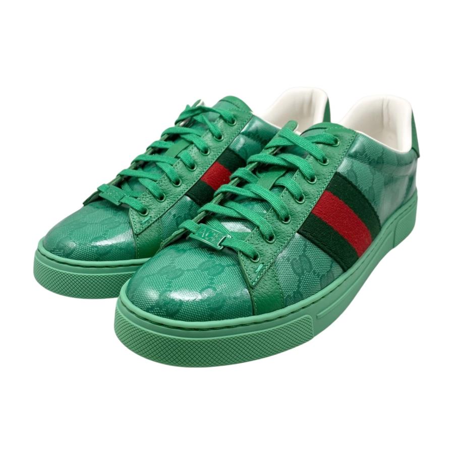 GUCCI グッチ エースクリスタルシェリーライン厚底スニーカー 37ハーフ