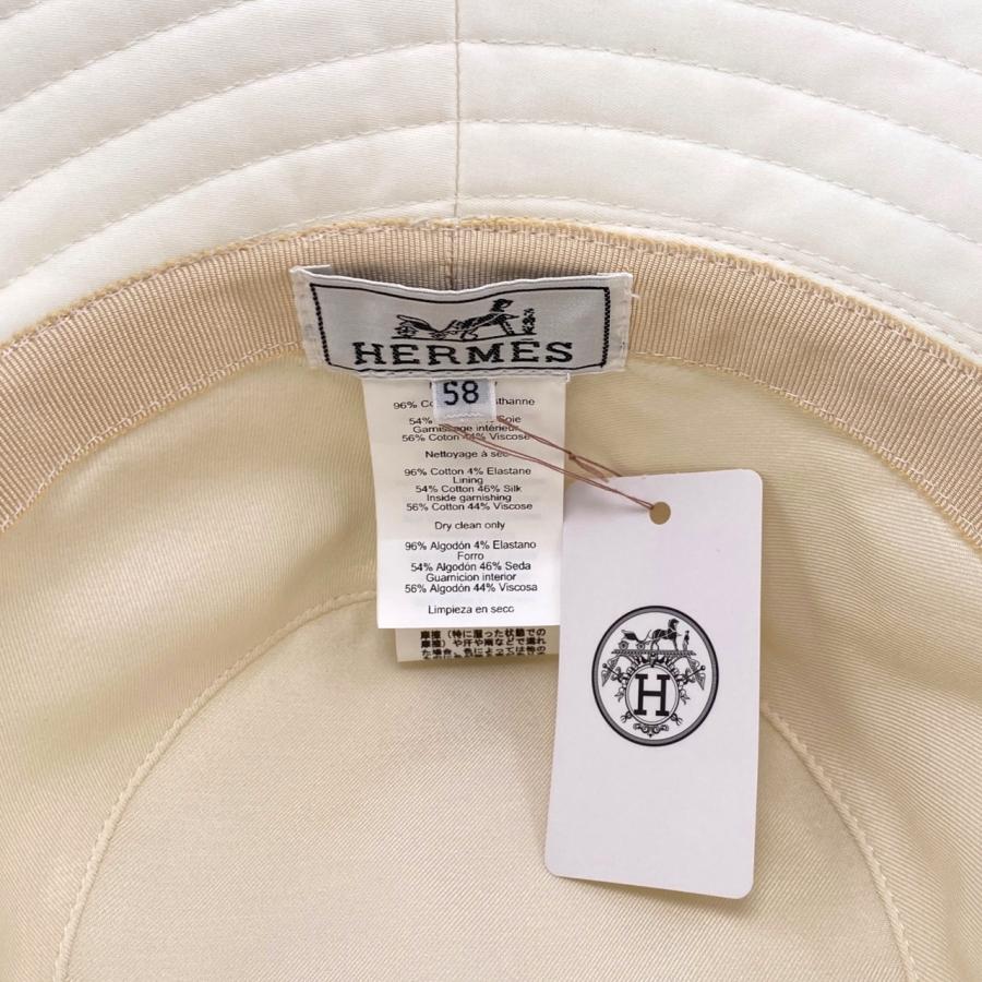 HERMES エルメス 帽子バケットハット ハーパー・エミール 58
