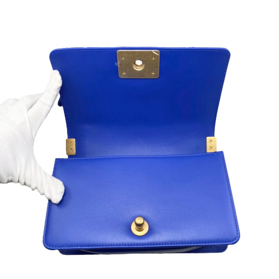 CHANEL シャネル チェーンショルダー バッグ ココチャーム付  Vステッチ ラムスキン ネイビー （ゴールド金具）  レディース【中古】【送料無料】 CHANEL（シャネル） ［飯能本店］CHANEL Vステッチ ココハンドル