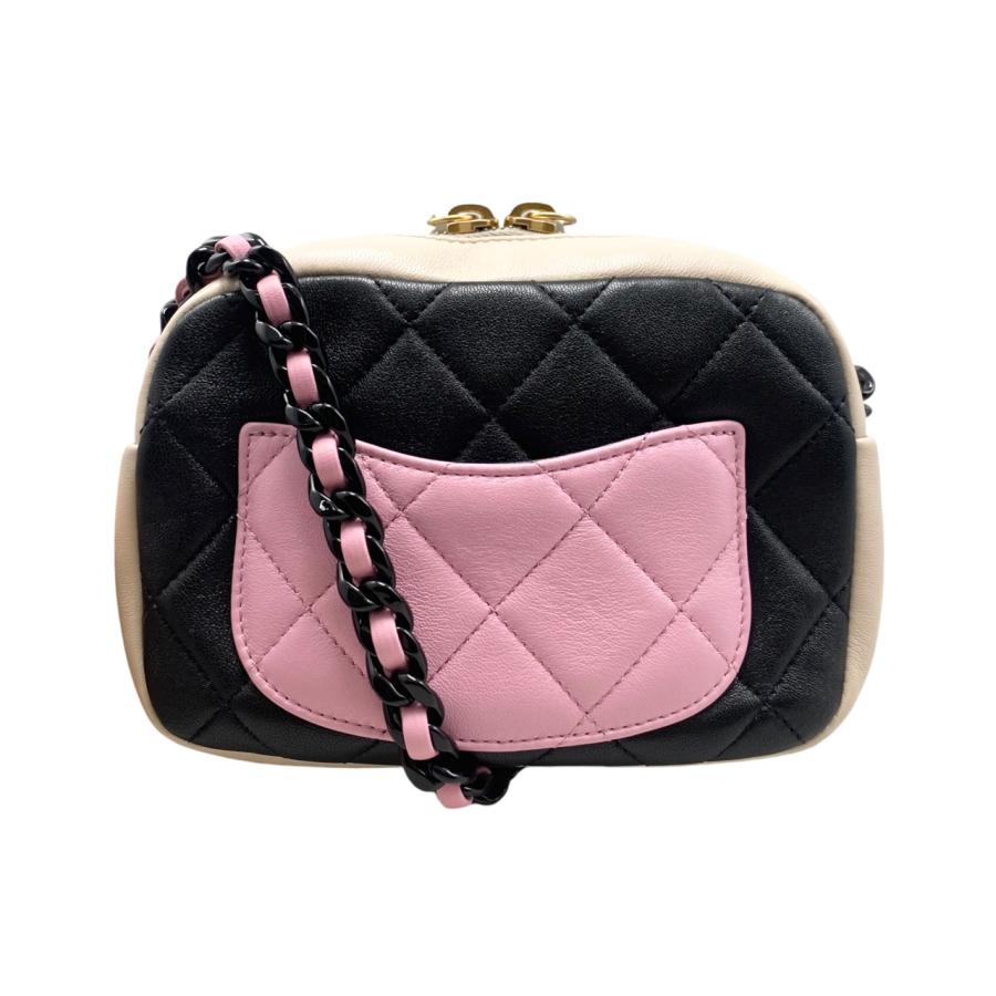 シャネル　シルクバッグ 希少☆ハートのアジャスター】 CHANEL ミニ フラップ バッグ (CHANEL