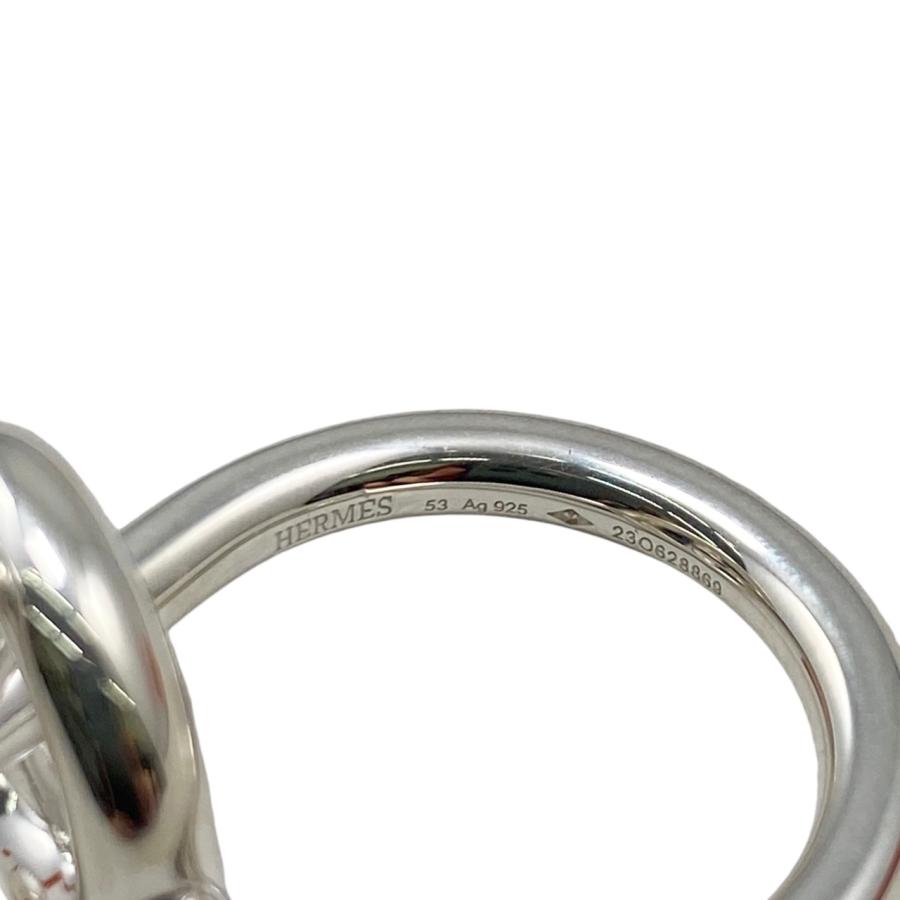 HERMES エルメス 指輪 エシャペ リング 53サイズ Ag925 シルバー