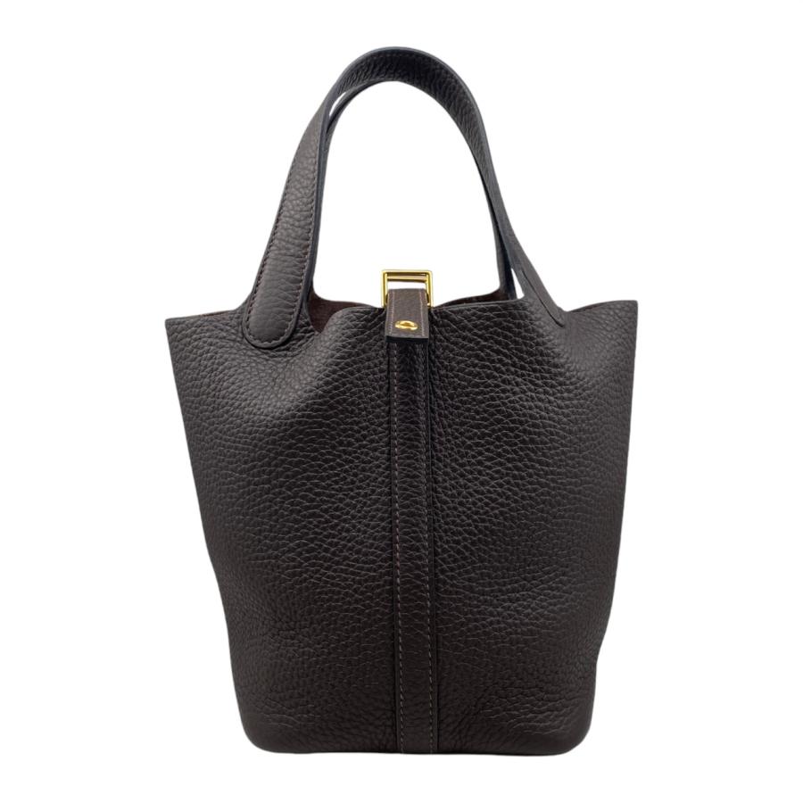 HERMES（エルメス） ハンドバッグ ピコタンロックPM B刻印 エベンヌ