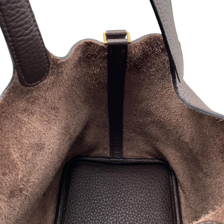 HERMES（エルメス） ハンドバッグ ピコタンロックPM B刻印 エベンヌ