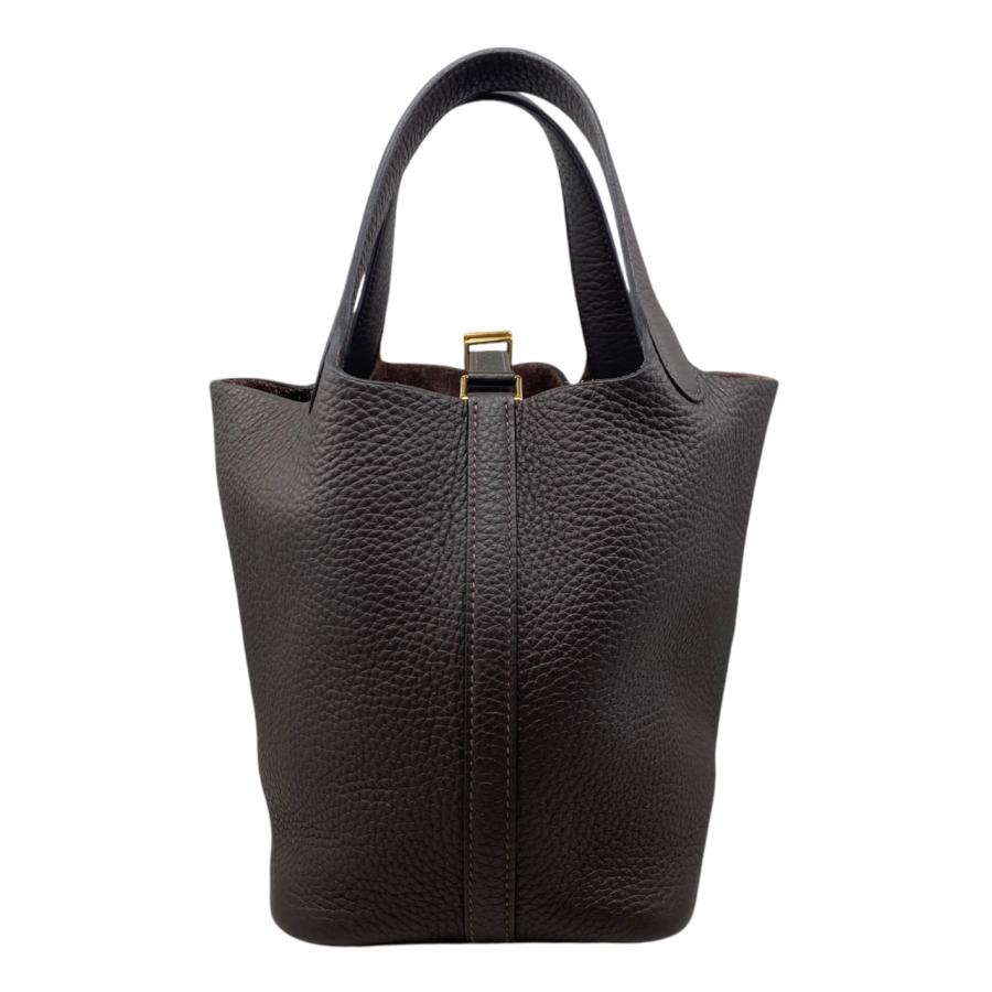 HERMES（エルメス） ハンドバッグ ピコタンロックPM B刻印 エベンヌ