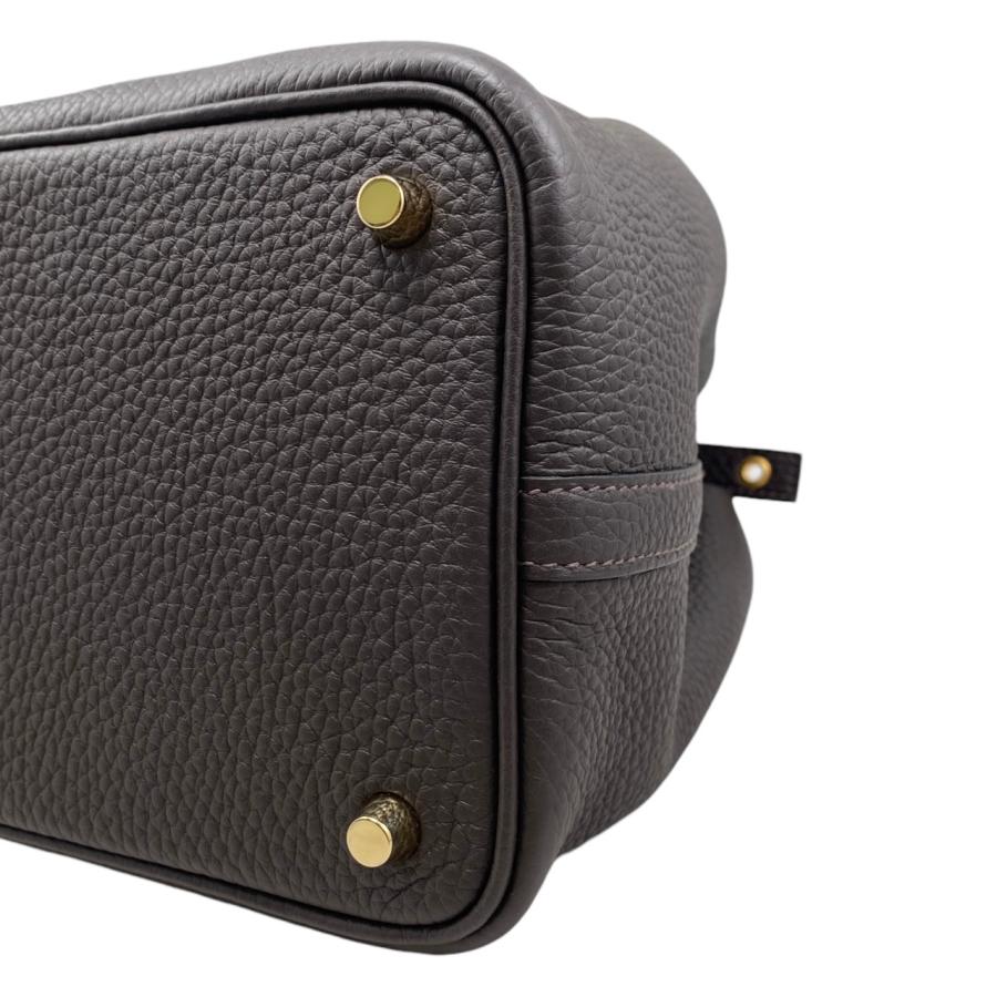 HERMES エルメス ハンドバッグ ピコタンロックPM B刻印 エベンヌ