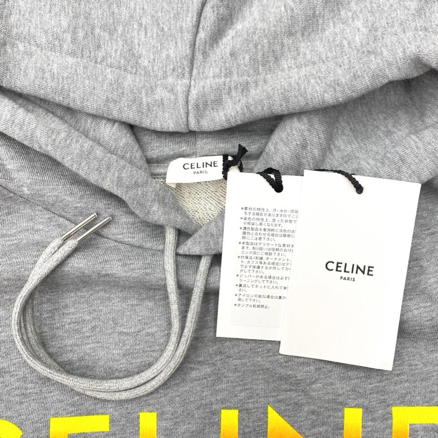 CELINE セリーヌ スウェット グラデーションロゴプリントパーカー 