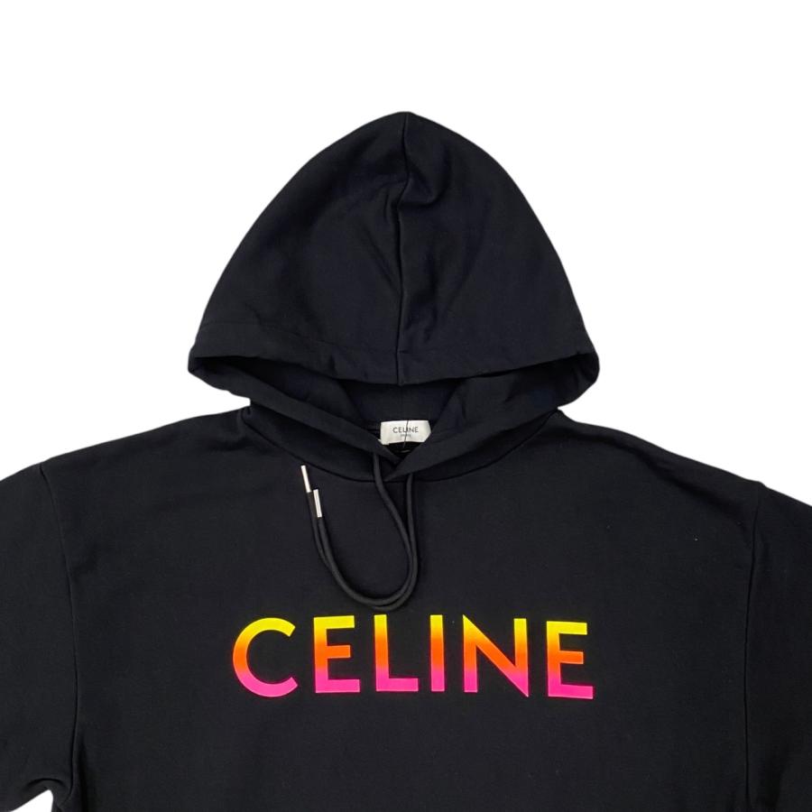 CELINE（セリーヌ） スウェット グラデーションロゴプリントパーカー